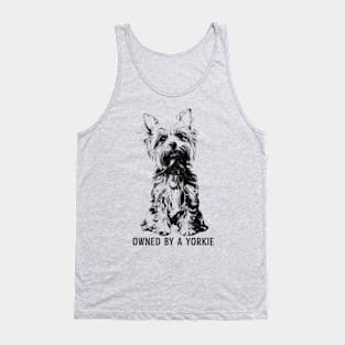 Yorkshire Terrier Lineart Tank Top